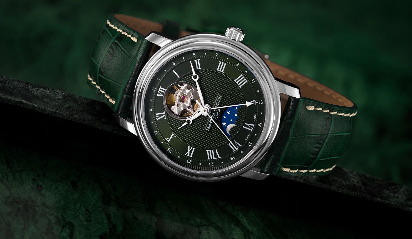 Classics Heart Beat Moonphase Date Watch FC-335MC4P6 Classics Heart Beat Moonphase Date Watch FC-335MC4P6